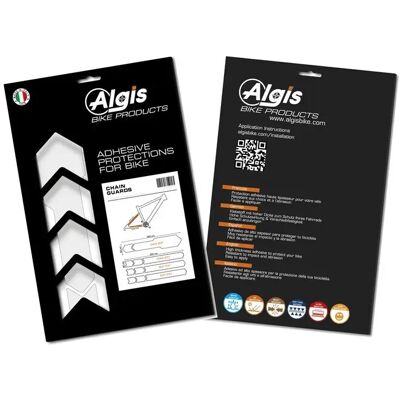 Kit de protection mobilité urbaine de protège-chaîne Algis Blanc TU Unisex - Publicité Kit de protection mobilité urbaine de protège-chaîne Algis Blanc TU Unisex - Publicité