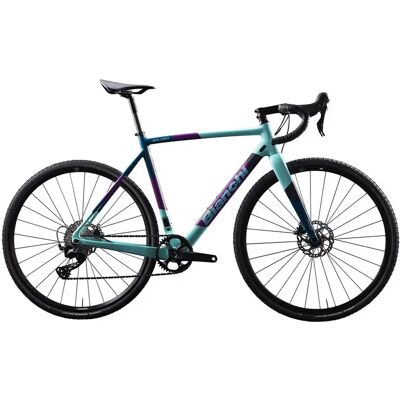 Vélo de route Bianchi Zolder Pro Cyclocross Carb Bleu 52 cm / 160-170 cm Unisex - Publicité Vélo de route Bianchi Zolder Pro Cyclocross Carb Bleu 52 cm / 160-170 cm Unisex - Publicité