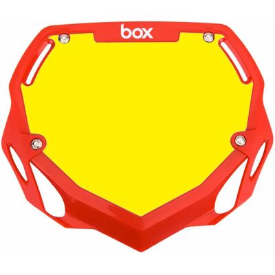 Plaque Box One Two Pro Rouge TU Unisex - Publicité Plaque Box One Two Pro Rouge TU Unisex - Publicité