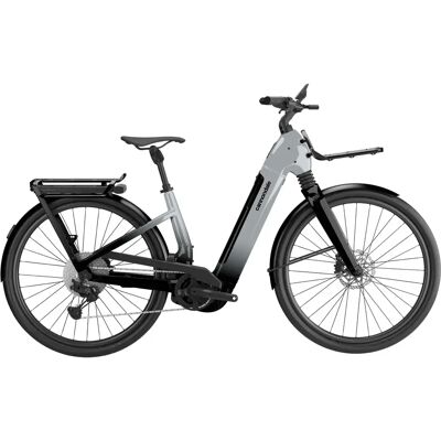 Vélo tout chemin électrique Cannondale Tesoro Automatiq Low StepThru HS Argenté MD / 170-185 cm Unisex - Publicité Vélo tout chemin électrique Cannondale Tesoro Automatiq Low StepThru HS Argenté MD / 170-185 cm Unisex - Publicité