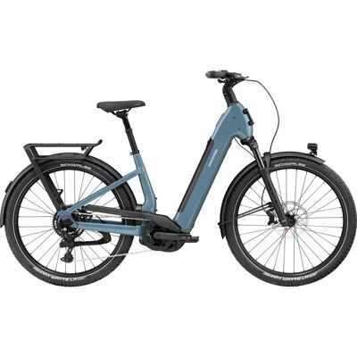 Vélo tout chemin électrique Cannondale Tesoro 2 Low StepThru Bleu L / 175-190 cm Unisex - Publicité Vélo tout chemin électrique Cannondale Tesoro 2 Low StepThru Bleu L / 175-190 cm Unisex - Publicité