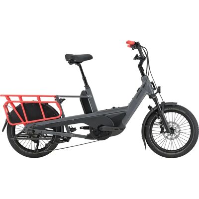 Vélo cargo électrique Cannondale Cargowagen Neo 2 Gris TU 149-190 cm Unisex - Publicité Vélo cargo électrique Cannondale Cargowagen Neo 2 Gris TU 149-190 cm Unisex - Publicité