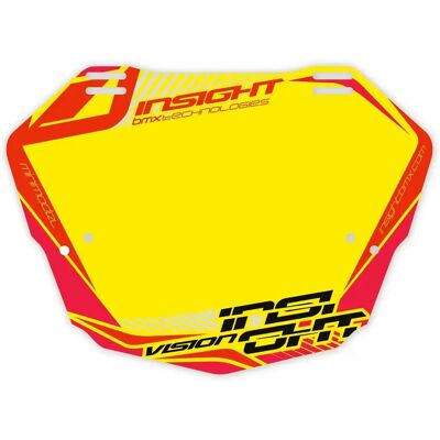 Plaque Insight Vision 2 mini/cruiser Jaune TU Unisex - Publicité Plaque Insight Vision 2 mini/cruiser Jaune TU Unisex - Publicité