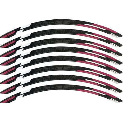 Autocollant roue Krayton 2020 KR-29 (x8) Rouge TU Unisex - Publicité Autocollant roue Krayton 2020 KR-29 (x8) Rouge TU Unisex - Publicité