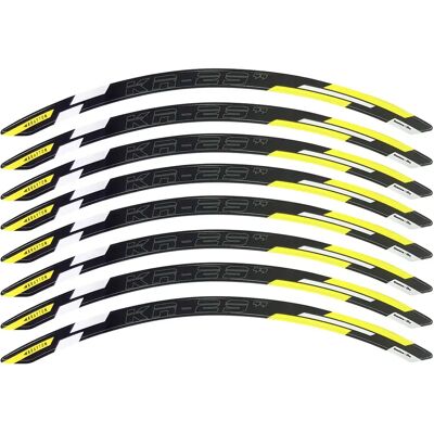 Autocollant roue Krayton 2020 KR-29 (x8) Jaune TU Unisex - Publicité Autocollant roue Krayton 2020 KR-29 (x8) Jaune TU Unisex - Publicité