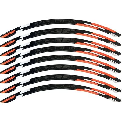 Autocollant roue Krayton 2020 KR-29 (x8) Orange TU Unisex - Publicité Autocollant roue Krayton 2020 KR-29 (x8) Orange TU Unisex - Publicité