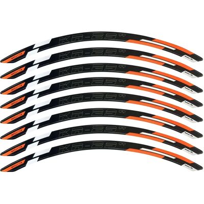 Autocollant roue Krayton 2020 KR-29 (x8) Orange TU Unisex - Publicité Autocollant roue Krayton 2020 KR-29 (x8) Orange TU Unisex - Publicité