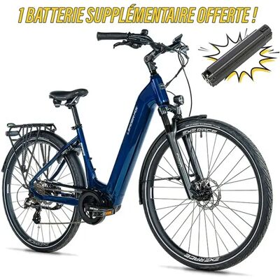 Vélo électrique Leader Fox Saga Bleu 18" (168/178 cm) Unisex - Publicité Vélo électrique Leader Fox Saga Bleu 18" (168/178 cm) Unisex - Publicité