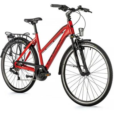 Vélo femme Leader Fox Ferrara 2023 Rouge 16,5" Female - Publicité Vélo femme Leader Fox Ferrara 2023 Rouge 16,5" Female - Publicité