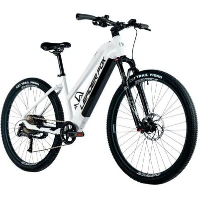 Vélo électrique femme Leader Fox Arimo 2024 Blanc 16,5" / 160-175 cm Female - Publicité Vélo électrique femme Leader Fox Arimo 2024 Blanc 16,5" / 160-175 cm Female - Publicité