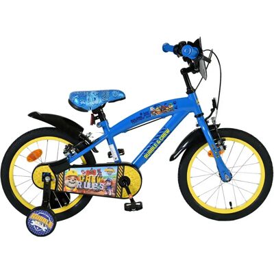 Vélo tout chemin enfant Paw Patrol Rubble & Crew FW design 2025 Bleu 16" Male - Publicité Vélo tout chemin enfant Paw Patrol Rubble & Crew FW design 2025 Bleu 16" Male - Publicité