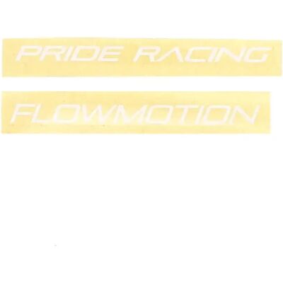 Pack d'autocollants Pride Racing Flowmotion Blanc TU Unisex - Publicité Pack d'autocollants Pride Racing Flowmotion Blanc TU Unisex - Publicité