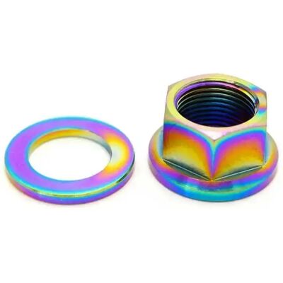 TLC - Vis d'axe de vélo - Rainbow - 14mm - Vis d'axe de vélo - Publicité TLC - Vis d'axe de vélo - Rainbow - 14mm - Vis d'axe de vélo - Publicité