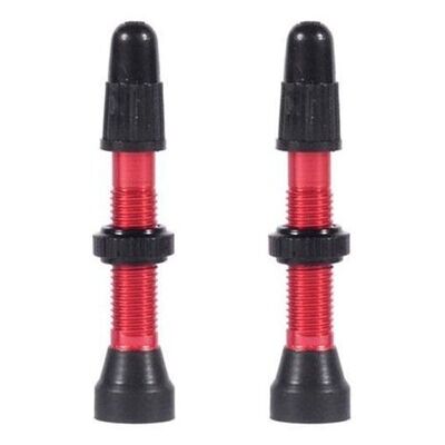 Valve Presta TCS WTB - Rouge - 46mm - Route, Touring, Ville - Publicité Valve Presta TCS WTB - Rouge - 46mm - Route, Touring, Ville - Publicité