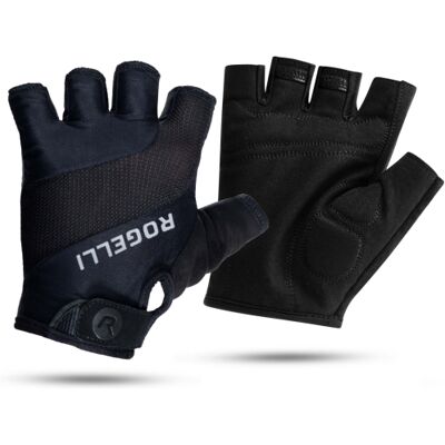 Gants vélo d'été Rogelli Phoenix II Noir M Male - Publicité Gants vélo d'été Rogelli Phoenix II Noir M Male - Publicité