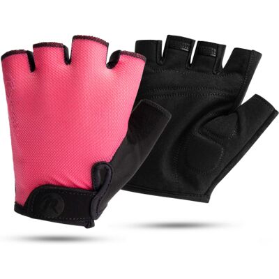 Gants vélo d'été femme Rogelli Core Rose S Female - Publicité Gants vélo d'été femme Rogelli Core Rose S Female - Publicité