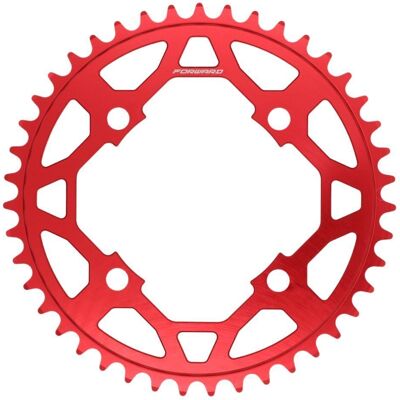 Couronne 4 trous Forward Joyride V2 104 BCD Rouge 36T Unisex - Publicité Couronne 4 trous Forward Joyride V2 104 BCD Rouge 36T Unisex - Publicité