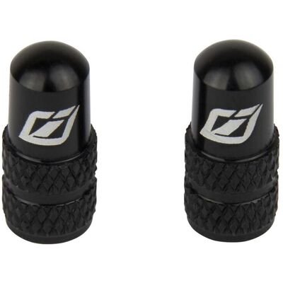 Paire de bouchons de valves Insight Presta Noir TU Unisex - Publicité Paire de bouchons de valves Insight Presta Noir TU Unisex - Publicité