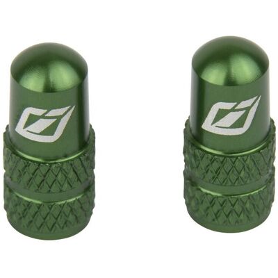 Paire de bouchons de valves Insight Presta Vert TU Unisex - Publicité Paire de bouchons de valves Insight Presta Vert TU Unisex - Publicité