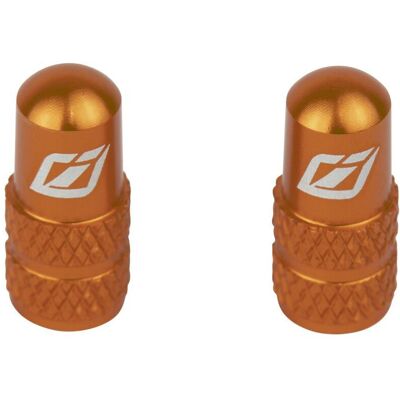 Paire de bouchons de valves Insight Presta Orange TU Unisex - Publicité Paire de bouchons de valves Insight Presta Orange TU Unisex - Publicité