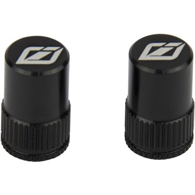 Paire de bouchons de valves Insight Schrader Noir TU Unisex - Publicité Paire de bouchons de valves Insight Schrader Noir TU Unisex - Publicité