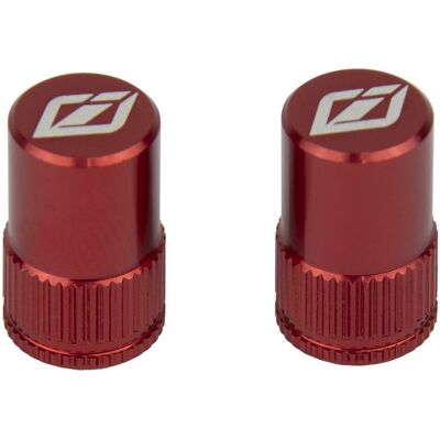 Paire de bouchons de valves Insight Schrader Rouge TU Unisex - Publicité Paire de bouchons de valves Insight Schrader Rouge TU Unisex - Publicité