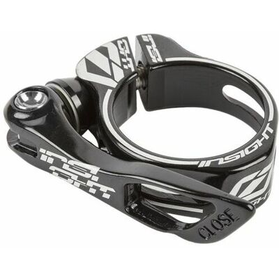 Collier tige de selle Insight Noir 28,6 mm Unisex - Publicité Collier tige de selle Insight Noir 28,6 mm Unisex - Publicité