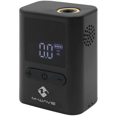 Mini gonfleur/pompe/compresseur électrique M-Wave Noir TU Unisex - Publicité Mini gonfleur/pompe/compresseur électrique M-Wave Noir TU Unisex - Publicité
