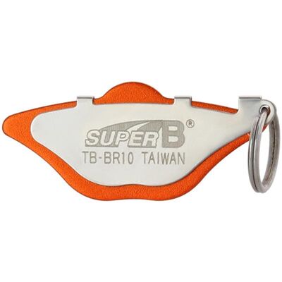 Outil alignement de plaquette frein hydraulique Super B TB-BR10 Orange TU Unisex - Publicité Outil alignement de plaquette frein hydraulique Super B TB-BR10 Orange TU Unisex - Publicité