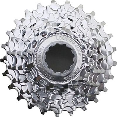 Cassette vélo route montage miche et campagnolo Miche Primato 9 v 12-25 T Argenté 12/25T Unisex - Publicité Cassette vélo route montage miche et campagnolo Miche Primato 9 v 12-25 T Argenté 12/25T Unisex - Publicité