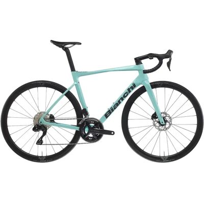Vélo de route Bianchi Specialissima Comp Shimano Ultegra Di2 RD-R8150 12V Noir 59 cm / 183-190 cm Unisex - Publicité Vélo de route Bianchi Specialissima Comp Shimano Ultegra Di2 RD-R8150 12V Noir 59 cm / 183-190 cm Unisex - Publicité