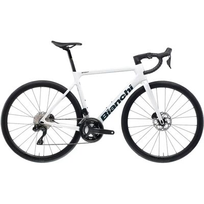 Vélo de route Bianchi Sprint Icr Shimano 105 Di2 RD-R7150 12V Blanc 47 cm / 150-160 cm Unisex - Publicité Vélo de route Bianchi Sprint Icr Shimano 105 Di2 RD-R7150 12V Blanc 47 cm / 150-160 cm Unisex - Publicité