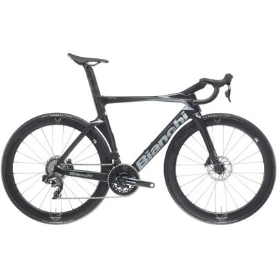 Vélo de route Bianchi Oltre Pro Shimano Ultegra Di2 RD-R8150 12V Noir 53 cm / 170-175 cm Unisex - Publicité Vélo de route Bianchi Oltre Pro Shimano Ultegra Di2 RD-R8150 12V Noir 53 cm / 170-175 cm Unisex - Publicité