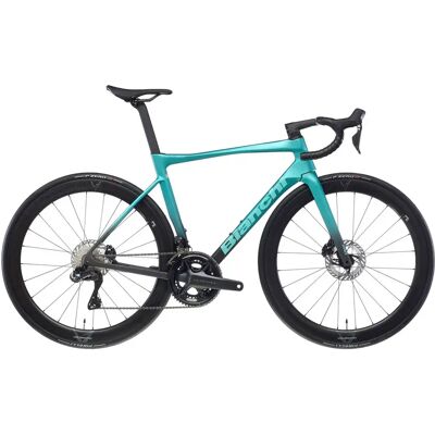 Vélo de route Bianchi Specialissima Pro Shimano Ultegra Di2 RD-R8150 12V Noir 59 cm / 183-190 cm Unisex - Publicité Vélo de route Bianchi Specialissima Pro Shimano Ultegra Di2 RD-R8150 12V Noir 59 cm / 183-190 cm Unisex - Publicité