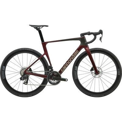 Vélo de route Cannondale SuperSix Evo 3 SRAM Force AXS 12v Rouge 52 / 165-175 cm Unisex - Publicité Vélo de route Cannondale SuperSix Evo 3 SRAM Force AXS 12v Rouge 52 / 165-175 cm Unisex - Publicité