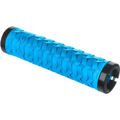 Poignées de Guidon Kellys Poison Azure Blue - Type de Vélo - Publicité Poignées de Guidon Kellys Poison Azure Blue - Type de Vélo - Publicité