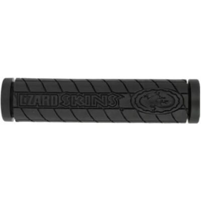 Poignées de Guidon MTB Monocompound Logo Lizard Skins - Noir - 130mm - Publicité Poignées de Guidon MTB Monocompound Logo Lizard Skins - Noir - 130mm - Publicité