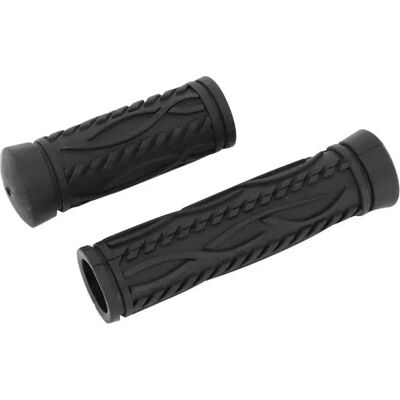 Paire de poignées VTT - city Newton rubber Noir 90/120 mm Unisex - Publicité Paire de poignées VTT - city Newton rubber Noir 90/120 mm Unisex - Publicité