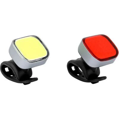 Kit d'éclairage vélo USB sur cintre-tige de selle Leds (livré avec fixations) - rechargeable USB Newton 36B Noir TU Unisex - Publicité Kit d'éclairage vélo USB sur cintre-tige de selle Leds (livré avec fixations) - rechargeable USB Newton 36B Noir TU Unisex - Publicité