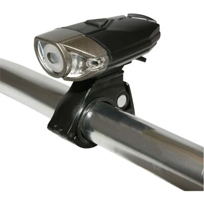 Éclairage vélo USB avant sur cintre 2 Intensites 100%-50% fixation cintre ou casque P2R 300 Lumens Noir TU Unisex - Publicité Éclairage vélo USB avant sur cintre 2 Intensites 100%-50% fixation cintre ou casque P2R 300 Lumens Noir TU Unisex - Publicité