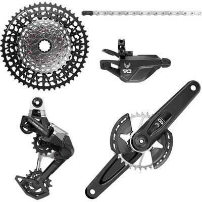Groupe SRAM GX Eagle 90 T-Type DUB 12v 32T - Transmission VTT - Publicité Groupe SRAM GX Eagle 90 T-Type DUB 12v 32T - Transmission VTT - Publicité