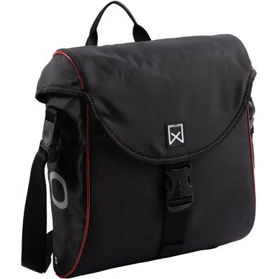 Willex Sacoche pour Vélo 300 S 12L Noir Rouge - Sac à Veló - Publicité Willex Sacoche pour Vélo 300 S 12L Noir Rouge - Sac à Veló - Publicité