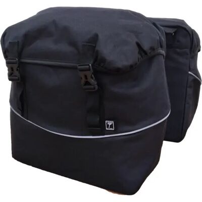 Willex - Double Traveller Bag - 40L - Noir - Sacoche pannier - Publicité Willex - Double Traveller Bag - 40L - Noir - Sacoche pannier - Publicité