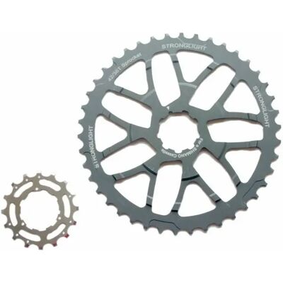 Kit conversion pour cassette Stronglight shimano 10v 42T/16T Gris TU Unisex - Publicité Kit conversion pour cassette Stronglight shimano 10v 42T/16T Gris TU Unisex - Publicité