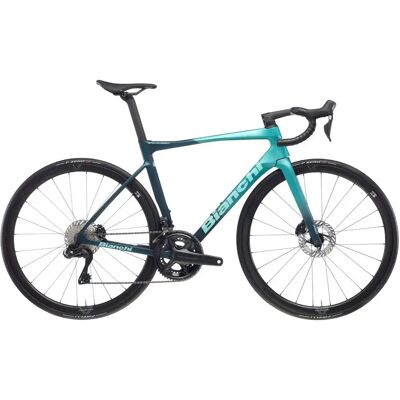 Vélo de route Bianchi Specialissima Pro Ultdi2 P Bleu 50 cm Unisex - Publicité Vélo de route Bianchi Specialissima Pro Ultdi2 P Bleu 50 cm Unisex - Publicité