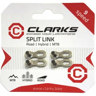 Maillon de chaîne Clarks Cycle Systems 9V (x2) Argenté TU Unisex - Publicité Maillon de chaîne Clarks Cycle Systems 9V (x2) Argenté TU Unisex - Publicité