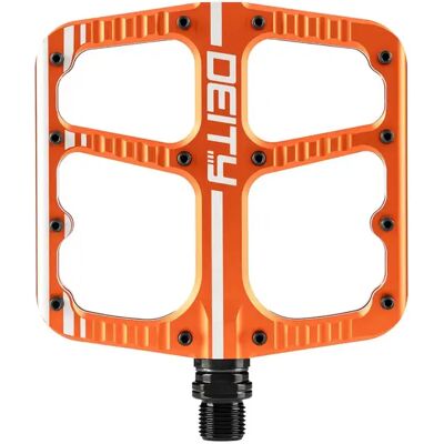 Pédales Deity Flat Trak Orange 110x105 mm Unisex - Publicité Pédales Deity Flat Trak Orange 110x105 mm Unisex - Publicité