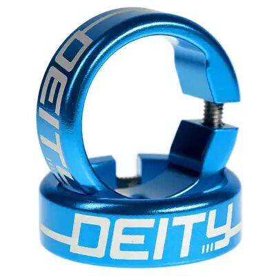 Collier de selle Deity Grip Clamps Bleu TU Unisex - Publicité Collier de selle Deity Grip Clamps Bleu TU Unisex - Publicité