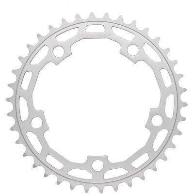 Couronne vélo 5 points Forward Joyride Argenté 42T Unisex - Publicité Couronne vélo 5 points Forward Joyride Argenté 42T Unisex - Publicité