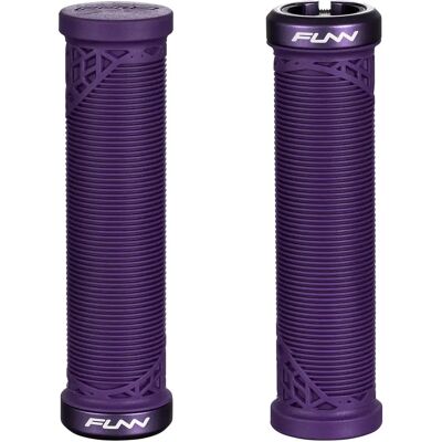 Poignées vélo Funn Hilt Violet 115/26 mm Unisex - Publicité Poignées vélo Funn Hilt Violet 115/26 mm Unisex - Publicité